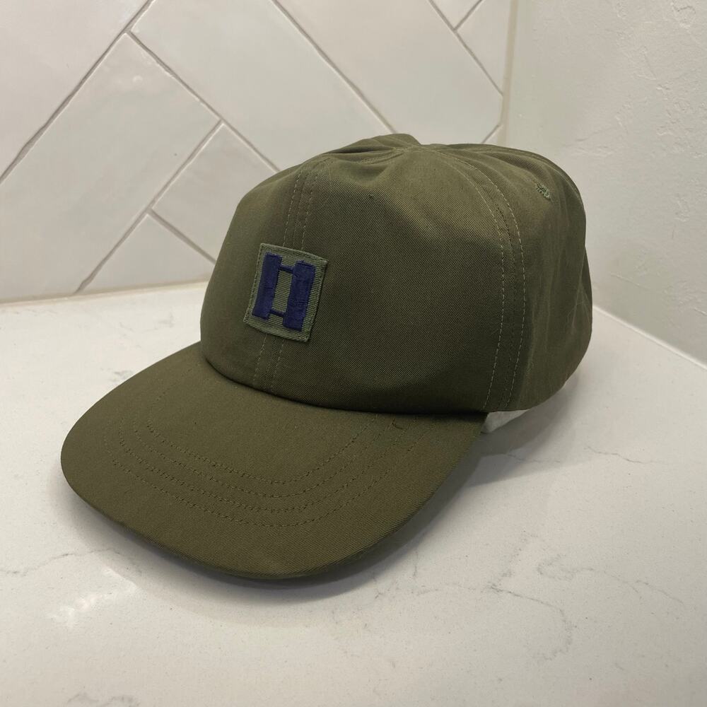 Vintage 1975 US Military OG-106 Fatigue Cap Hat 7 1/4 Army Vietnam Era